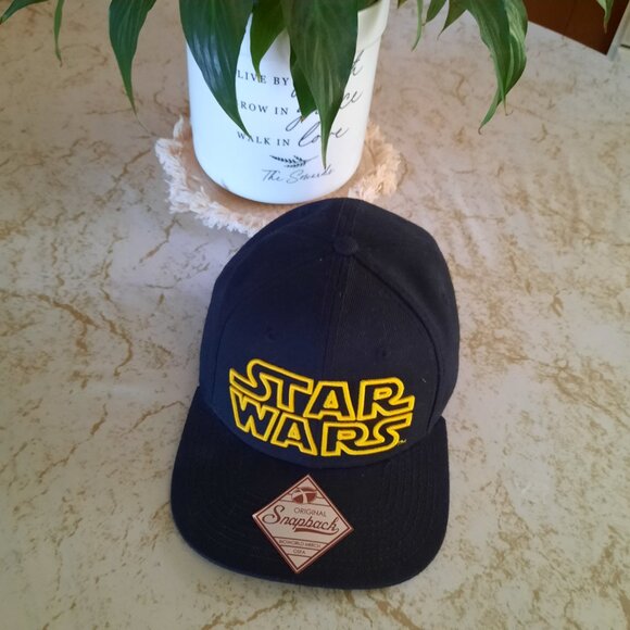 Vintage 1997 Star Wars MEN'S Original SnapBack Hat Adjustable NWT!! - Black, OS - Picture 7 of 13